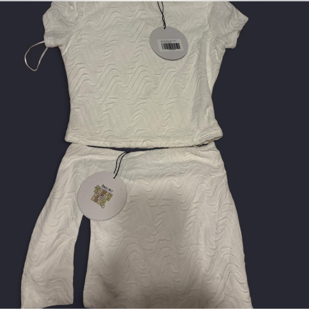 Princess Polly Cream Textured Outfit